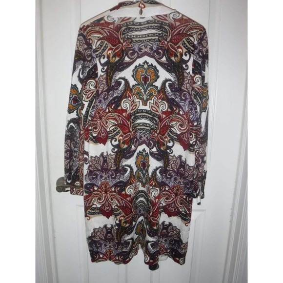 Chicos Grand Paisley Cardigan nwt - Picture 3 of 6